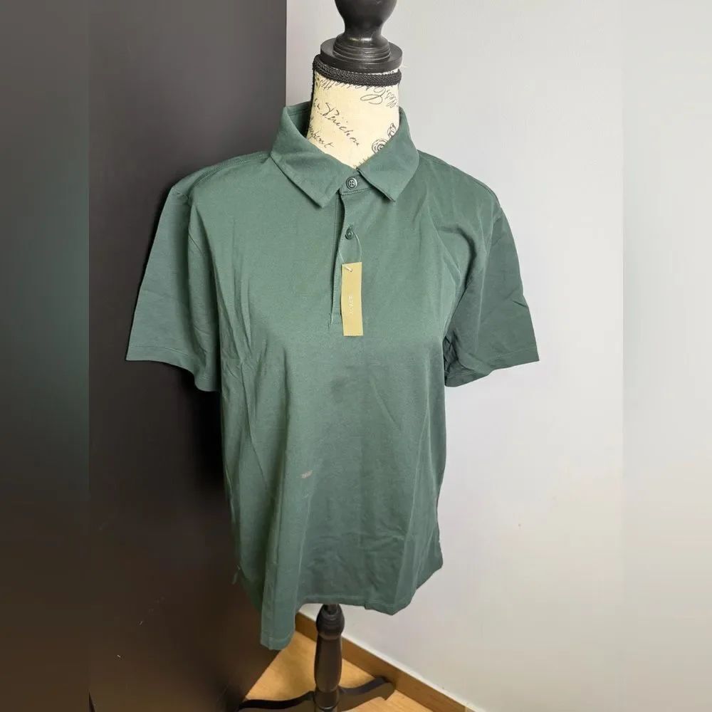 J.Crew Performance piqué polo shirt NWT Size M